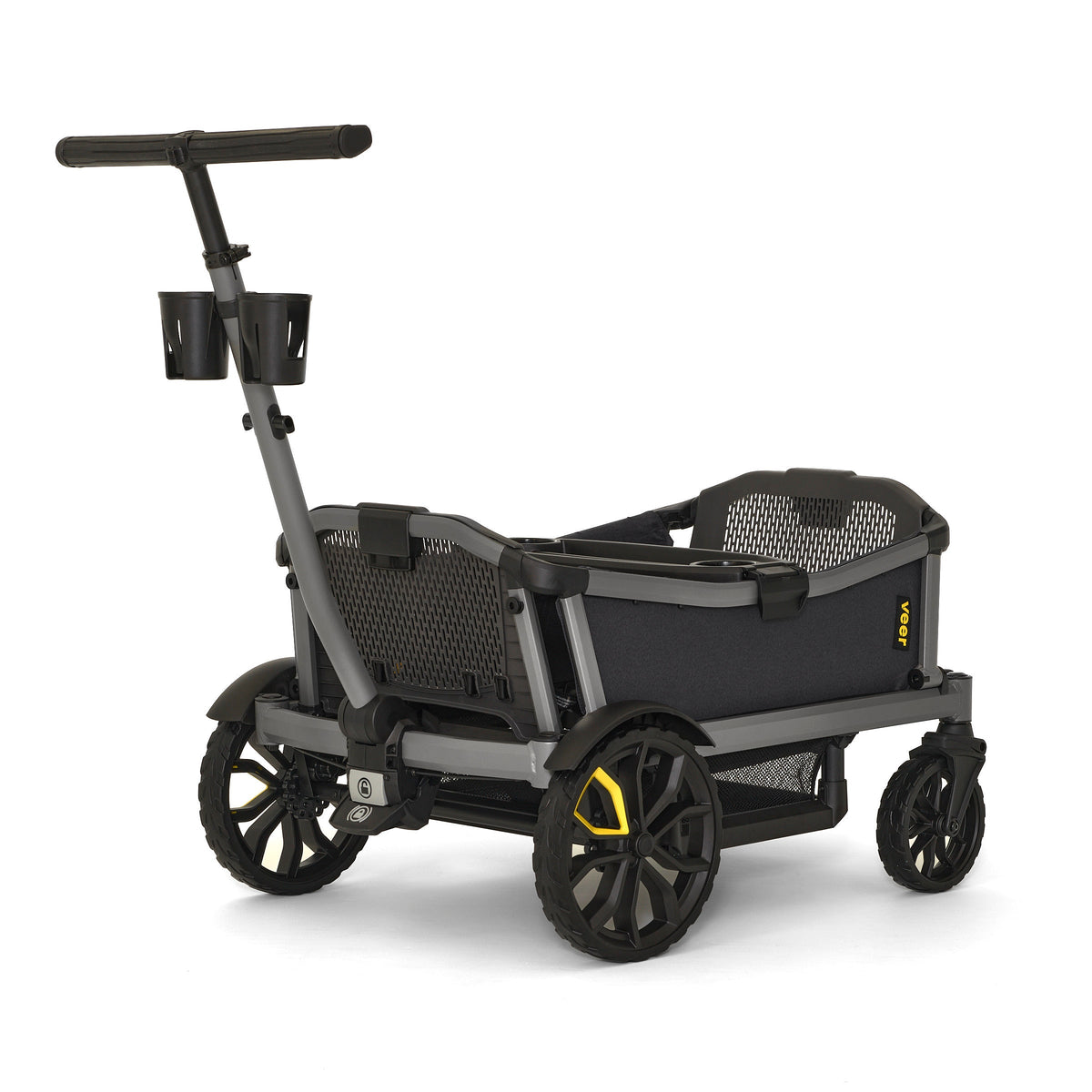 Cruiser City XL – angled wagon view with cup holders and mesh panels