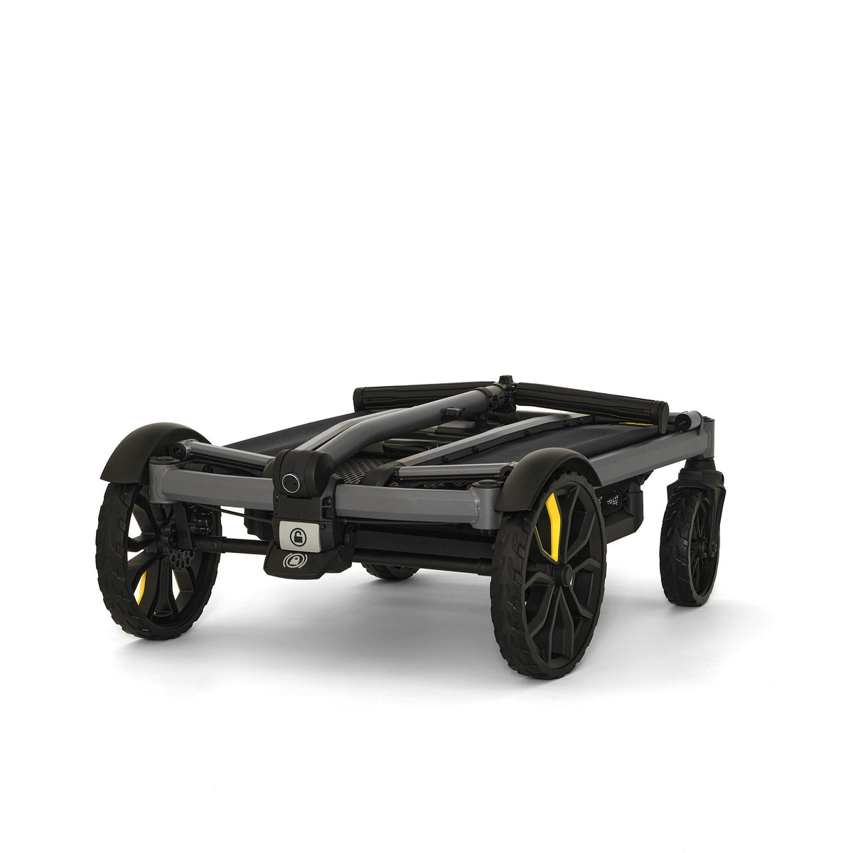 Cruiser City XL – folded low wagon frame with visible wheels