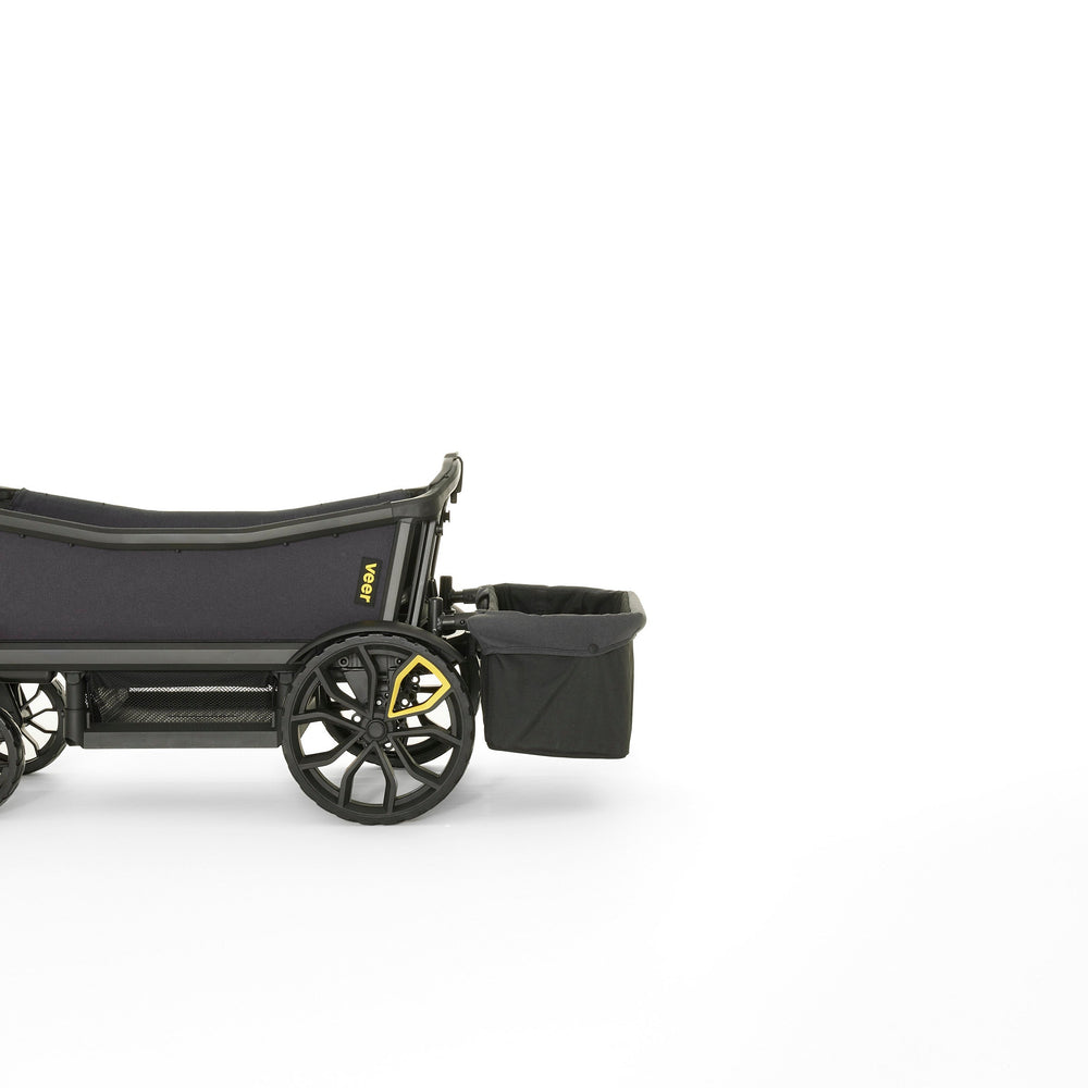Foldable Storage Basket – side view of wagon with rear storage basket