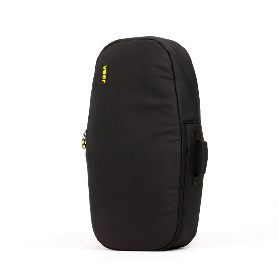 Travel Bag for Bassinet or Accessories – upright black carrying bag with logo and zipper