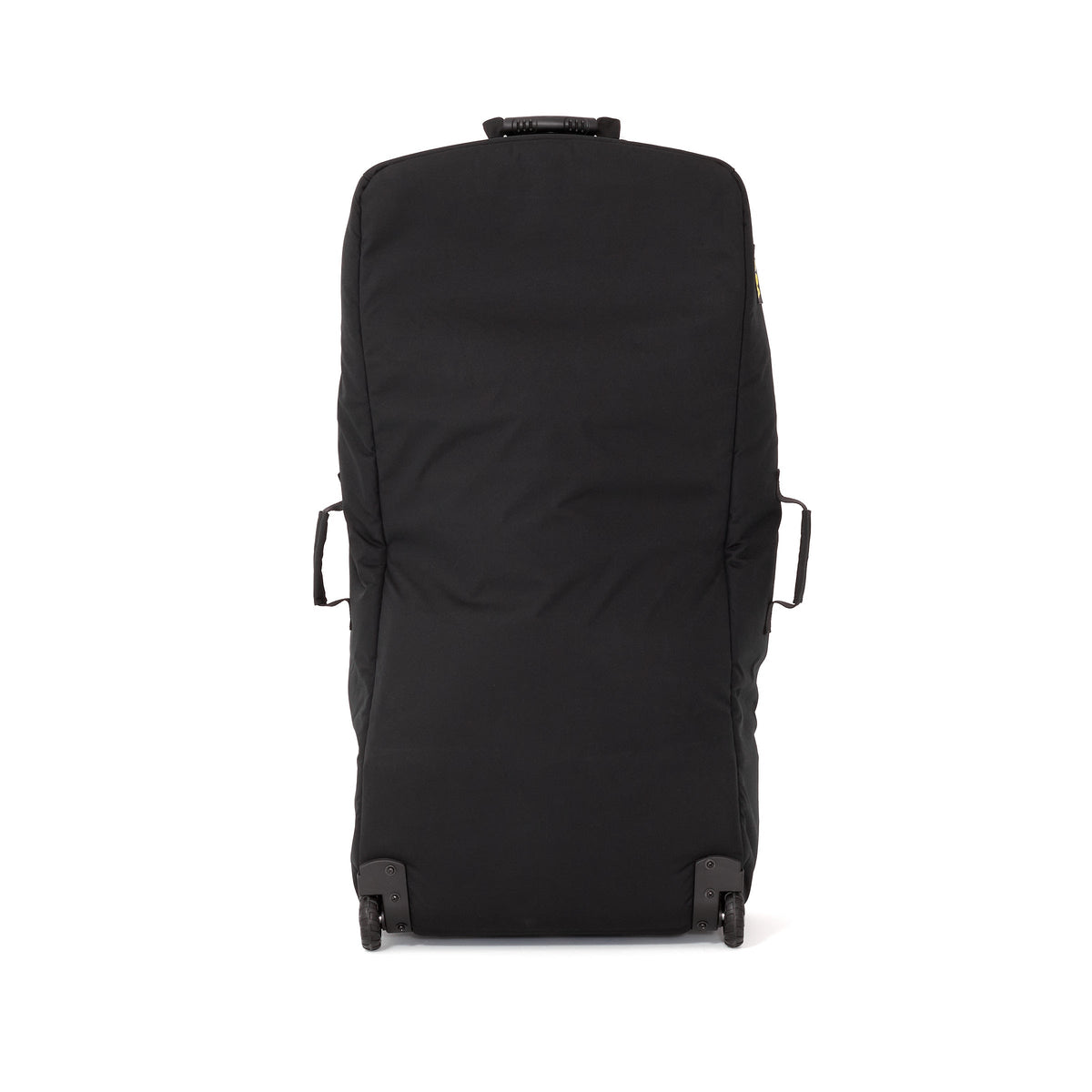 Wheeled Travel Bag for Cruisers – front view of tall black rolling travel bag