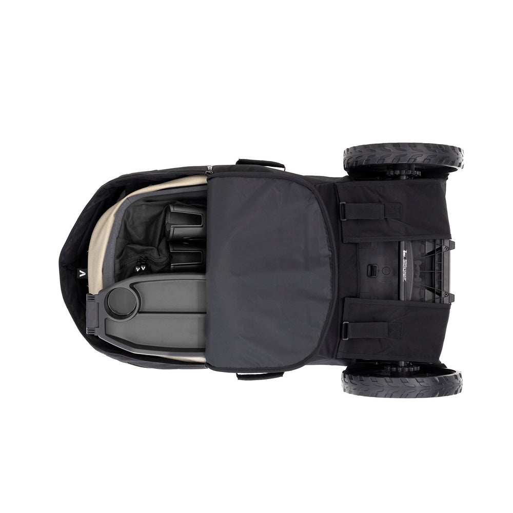 Travel Bag for All-Terrain Cruisers & Accessories – top view of packed wagon inside cover