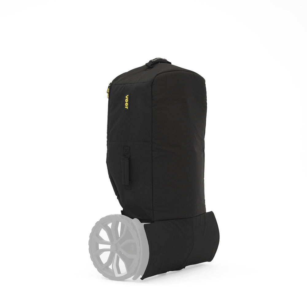 Travel Bag for All-Terrain Cruisers & Accessories – black travel bag standing over wagon wheels