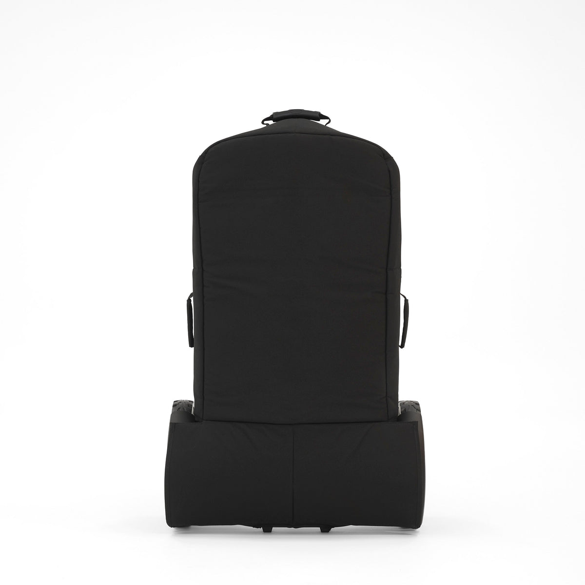Travel Bag for All-Terrain Cruisers & Accessories – front view of folded black stroller wagon